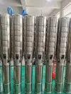 LUNLAN 2200W AC/DC deep-sea submersible water pump made of stainless steel, 150M solar AC/DC water pump for low-pressure irrigation in agricultural orchards Item Picture
